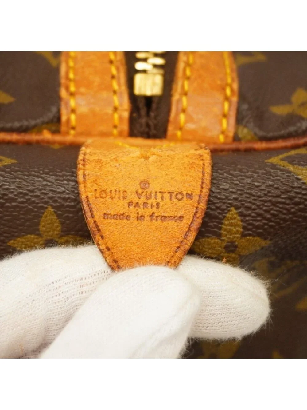 Louis Vuitton Boston Bag Monogram Sac Spool 45 Brown